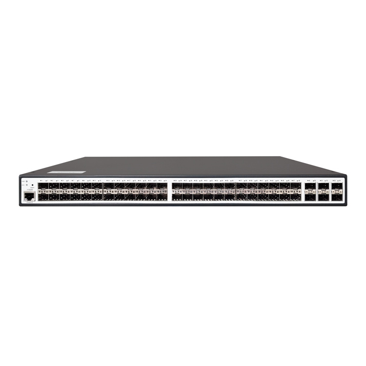 48个千兆SFP光口+6个SFP+万兆光口(兼容千兆)强三层交换机